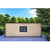 Abgelegenes Haus LUCIA 60 m², 60/100/30/40 mm, Rückansicht