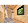 Abgelegenes Haus LUCIA 60 m², 60/100/30/40 mm, Innenansicht Bad