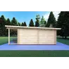 Abgelegenes Haus mit hervorragender Wärmedämmung AGATA 75 m², 44/120/44 mm, rechte Seite