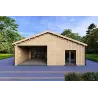 Holzhaus Fertighaus​ ARYA 180 m², 60/120/30/40 mm, Frontansicht