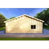 Holzhaus Fertighaus​ ARYA 180 m², 60/120/30/40 mm, Rückansicht