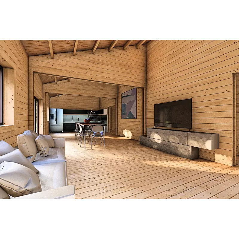 Holzhaus Fertighaus​ ARYA 180 m², 60/120/30/40 mm, Innenansicht