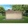 Gartenhaus Holz MATILDE 5x5, 44mm, rechte Seite