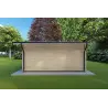 Moderne Gartenhaus MATILDE 5x6, 44mm, rechte Seite