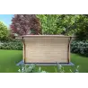 Moderne Gartenhaus EMILY 44mm, rechte Seite