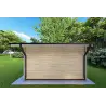 Gartenhaus Holz EMILY 6x4, 44mm, rechte Seite