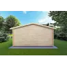 Gartenhaus Holz EMILY 6x4, 44mm, Rückansicht