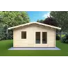 Gartenhaus Holz EMILY 6x4, 44mm, Frontansicht