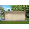 Gartenhaus Holz EMILY 5x6, 44mm, rechte Seite