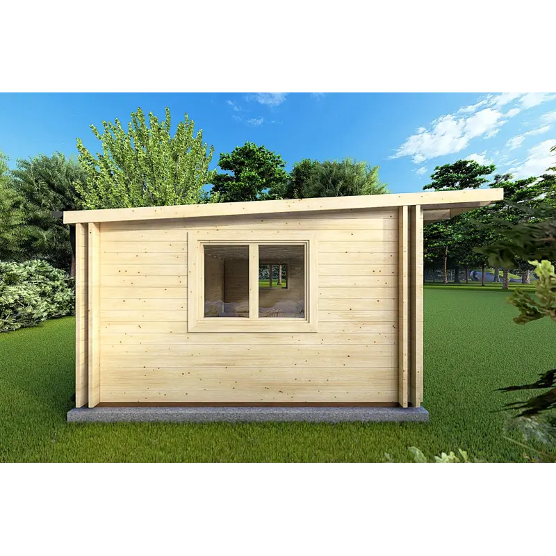 Abgelegenes Haus mit einem Raum ELENA 25 m² 44/100/44 mm, linke Seite