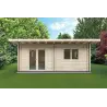 Abgelegenes Haus mit einem Raum ELENA 25 m² 44/100/44 mm, Frontansicht