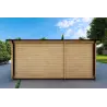 Garage aus Holz mit separatem Abstellraum 6x5.4, 44mm, rechte Seite