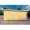Garage aus Holz mit separatem Abstellraum 6x5.4, 44mm, linke Seite