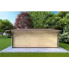Moderne Gartenhaus MATILDE 6x5, 44mm, rechte Seite