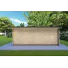 Gartenhaus Holz CHIARA 4x6, 44mm, rechte Seite