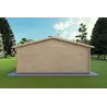 Gartenbüro CHIARA 6x6, 44mm, Rückansicht