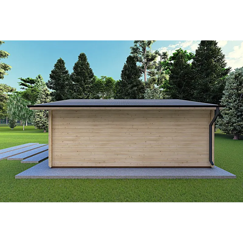 Gartenbüro CHIARA 6x6, 44mm, rechte Seite