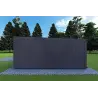 Mobilheime VISION 2 mit Veranda 8x6 60/100/30/40 mm, rechte Seite Farbe Anthrazit