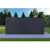 Mobilheime VISION 3 mit Veranda 10x6 60/100/30/40 mm, rechte Seite Farbe Anthrazit