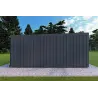 Mobilheime VISION 3 mit Veranda 10x6 60/100/30/40 mm, linke Seite Farbe Anthrazit