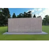 Mobilheime VISION 3 mit Veranda 10x6 60/100/30/40 mm, linke Seite Farbe Holzgrau