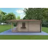 Gartenbüro ELBA 6x6, 44mm, rechte Seite