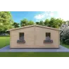 Gartenbüro ELBA 6x6, 44mm, Rückansicht