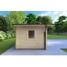 Gartenhaus Holz ALLEGRA 5x3, 44mm, linke Seite