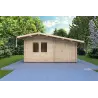 Gartenhaus Holz ALLEGRA 5x3, 44mm, Frontansicht