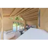 Gartenhaus VIVIENNE 5x3.5, 44mm, Innenansicht