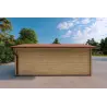 Garage Holzdach 3x6, 40mm, linke Seite