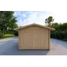 Garage Holzdach 3x6, 40mm, Frontansicht