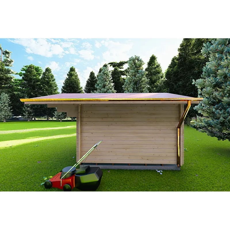 Gartenhaus SALLY 3x3, 40mm, rechte Seite