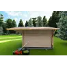 Gartenhaus SALLY 3x3, 40mm, rechte Seite