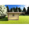 Gartenhaus SALLY 3x3, 40mm, linke Seite