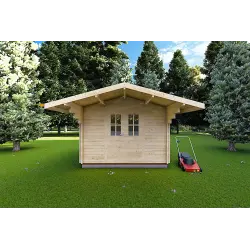 Gartenhaus SALLY 3x3, 40mm, Frontansicht