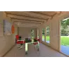 Moderne Gartenhaus MICHELLE 5x3, 40mm, Innenansicht