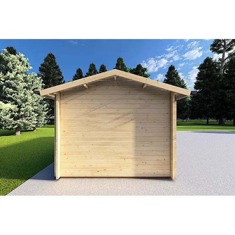 Gartenhaus Holz ALEXIA 4.5x3, 40mm, linke Seite