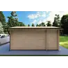Gartenhaus Holz ALEXIA 4.5x3, 40mm, Rückansicht