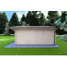 Gartenhaus Holz MARTA 5x5, 40mm, rechte Seite
