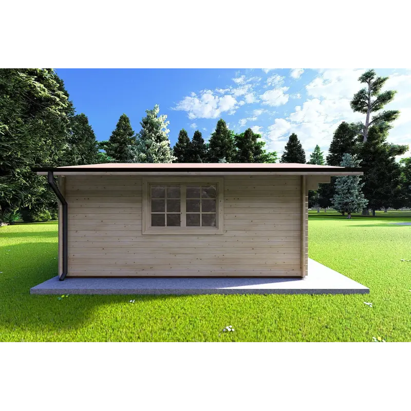 Gartenhaus Holz MARTA 5x5, 40mm, linke Seite