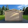 Gartenhaus Holz MELISSA 4x6, 40mm, Rückansicht