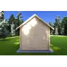 Gartenhaus Holz LALLA 4.5x3, 40mm, Rückansicht