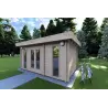 Gartenhaus Holz JENNIFER 4.5x3, 40mm, Frontansicht rechte Seite