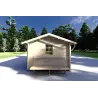 Gartenhaus Holz LUNA 5x3, 40mm, rechte Seite