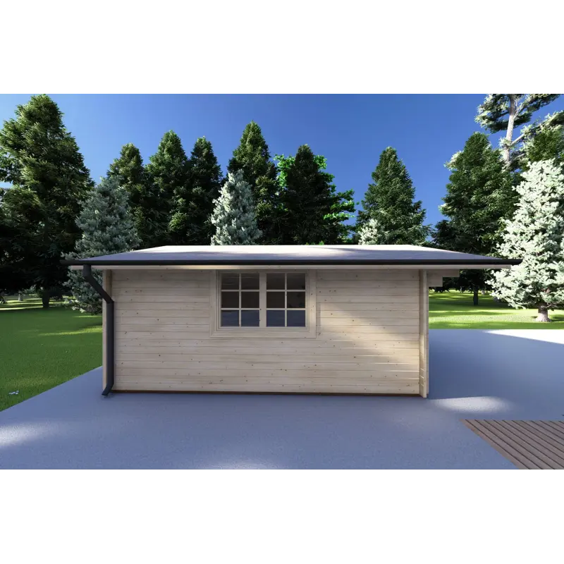 Gartenhaus ARIANNA 4x5, 40mm, linke Seite