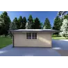Gartenhaus ARIANNA 4x5, 40mm, linke Seite