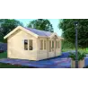 Gartenhaus Holz MARISSA 5.5x4, 68mm, linke Seite