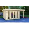 Gartenhaus GWEN 5x3, 44mm, linke Seite
