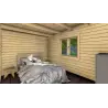 Blockbohlenhaus ELETTRA 10.5x6, 68mm, Hauptschlafzimmer A